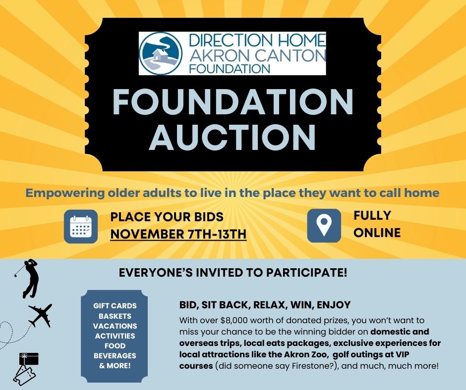 Foundation Auction Direction Home Akron Canton